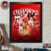 USA Women’s Basketball Team 2026 FIBA World Cup Champions Germany Poster Canvas
