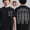 Weezer The Gathering Tour 2026 Merch Hand Logo With Tour Dates T-Shirt
