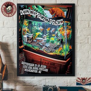 Widespread Panic Wilmington NC 2026 Event Poster Live Oak Bank Pavilion On September 18-19 2026 Decor Poster Canvas