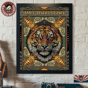 Wu Tang Clan Bristow VA 2026 Concert Poster Live At Jiffy Lube Live On September 15 2026 Decor Poster Canvas