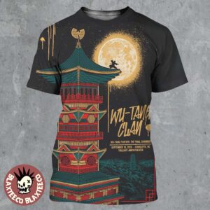 Wu Tang Clan Charlotte NC 2026 Event Poster Live At Truliant Amphitheater On September 18 2026 All Over Print Shirt