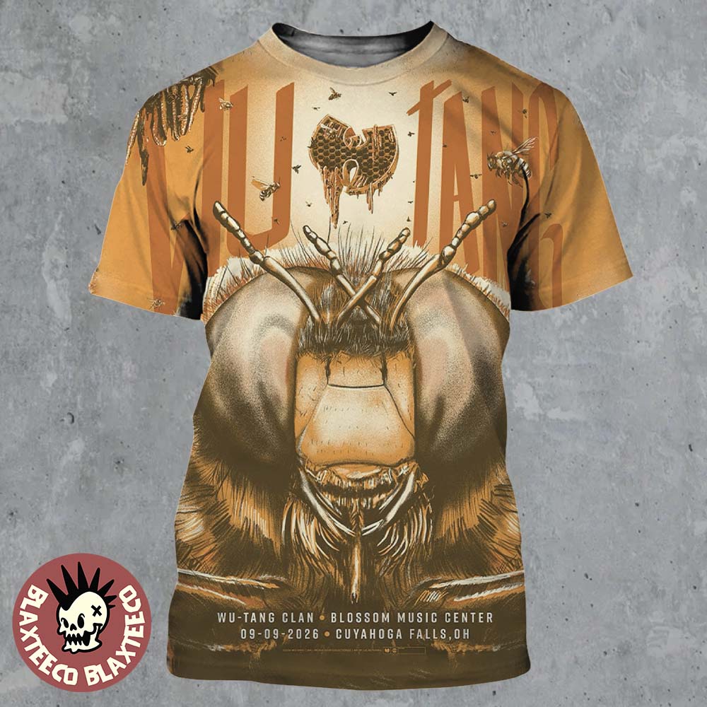 Wu-Tang Clan Cuyahoga Falls Ohio 2026 Event Poster Live At Blossom Music Center On September 9 2026 All Over Print Shirt Wu-Tang Clan Cuyahoga Falls Ohio 2026 Event Poster Live At Blossom Music Center On September 9 2026 All Over Print Shirt