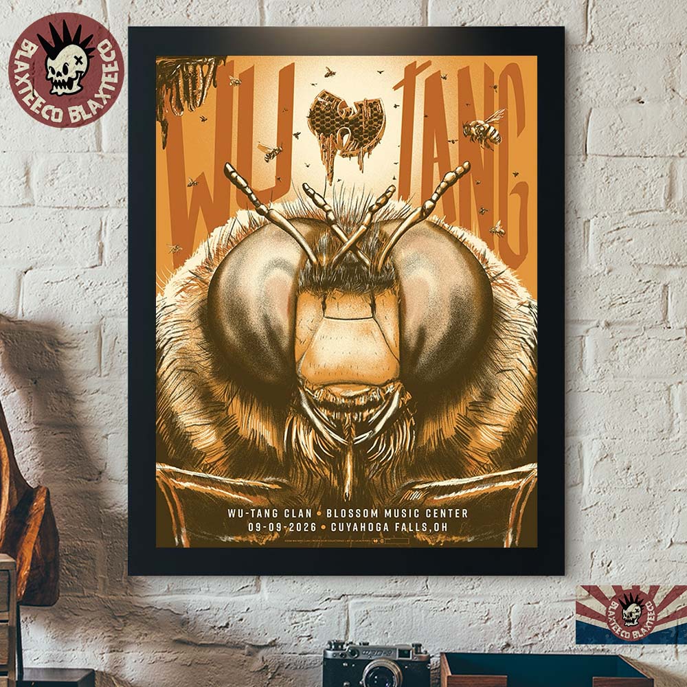 Wu-Tang Clan Cuyahoga Falls Ohio 2026 Event Poster Live At Blossom Music Center On September 9 2026 Poster Canvas Wu-Tang Clan Cuyahoga Falls Ohio 2026 Event Poster Live At Blossom Music Center On September 9 2026 Poster Canvas