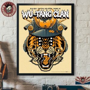 Wu-Tang Clan Holmdel NJ 2026 Event Poster Live At PNC Bank Arts Center On September 11 2026 Home Decor Poster Canvas