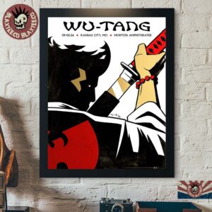 Wu-Tang Clan Kansas City MO 2026 Concert Tour Poster Live At Morton Amphitheater On September 2 2026 Home Decor Poster Canvas