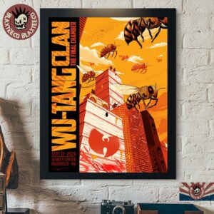 Wu-Tang Clan Mansfield MA 2026 Venue Poster Live At Xfinity Center On September 12 2026 Decor Poster Canvas