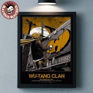 Wu Tang Clan Salt Lake City UT 2026 Venue Poster Live At Utah First Credit Union Amphitheatre September 29 2026
