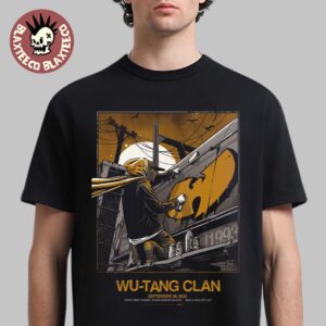 Wu Tang Clan Salt Lake City UT 2026 Venue Poster Live At Utah First Credit Union Amphitheatre September 29 2026 T-Shirt