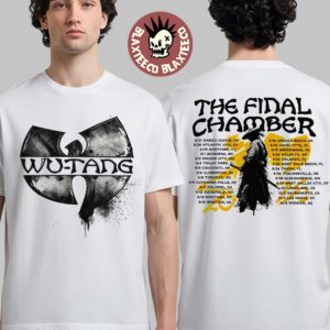 Wu-Tang Clan The Final Chamber 2026 North America Tour Merch The Samurai White T-Shirt