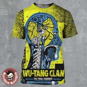 Wu-Tang Clan Tinley Park IL 2026 Venue Poster Live At The Credit Union 1 Amphitheatre On September 4 2026 All Over Print Shirt