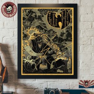 Wu-Tang Clan Wantagh NY 2026 Event Poster Live At Jones Beach Theater On September 13 2026 Decor Poster Canvas