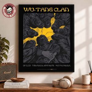 Wu Tang Clan West Palm Beach Florida 2026 Event Poster Live At Ithink Financial Amphitheatre On Sep 23 2026 Poster Canvas