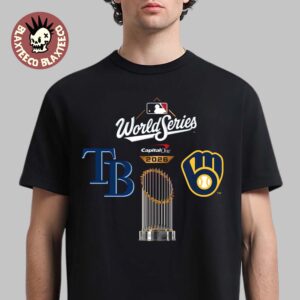 2026 MLB World Series Tampa Bay Rays Vs Milwaukee Brewers Matchup Logo T-Shirt