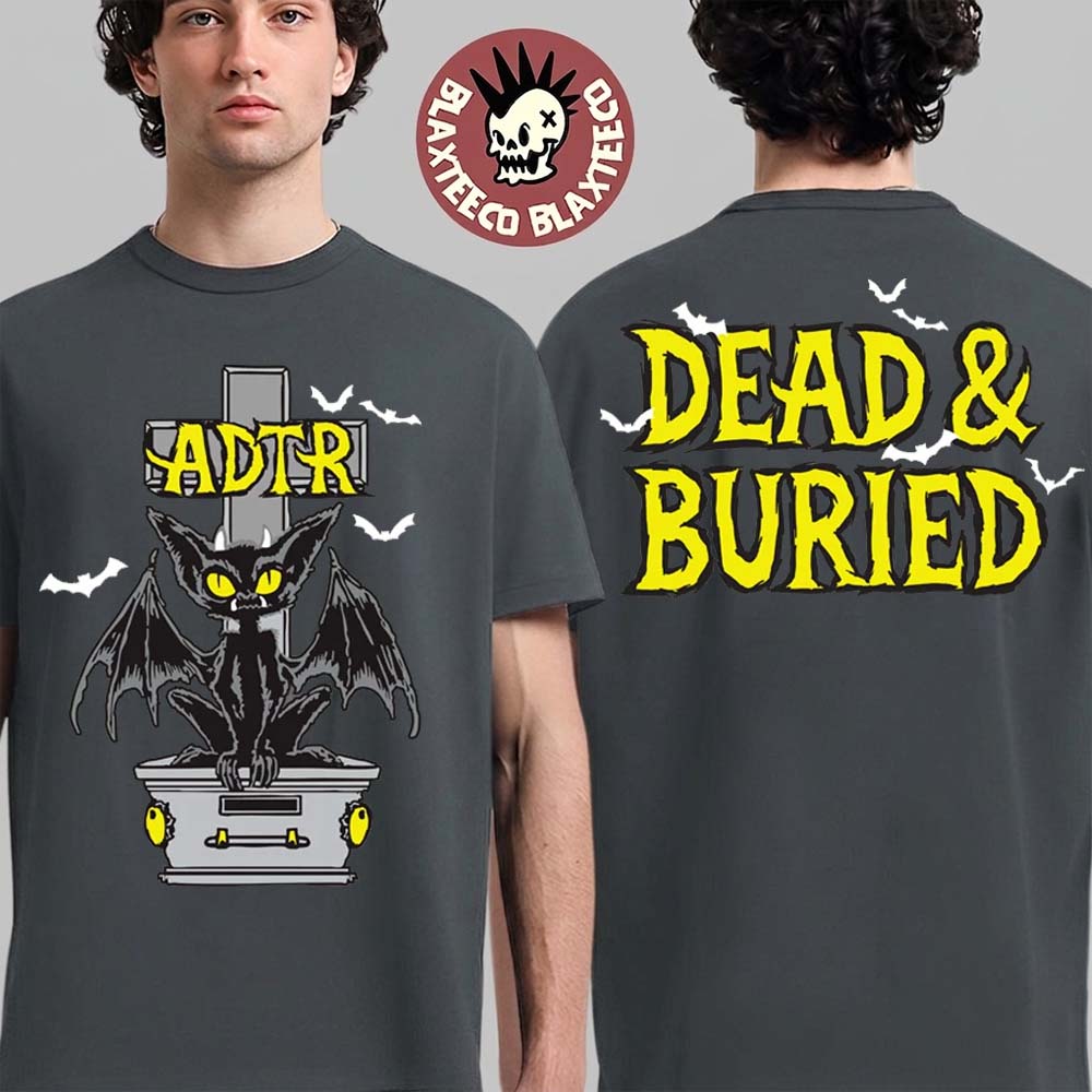 A Day To Remember Halloween 2026 Dead And Buried Gargoyle T-Shirt A Day To Remember Halloween 2026 Dead And Buried Gargoyle T-Shirt
