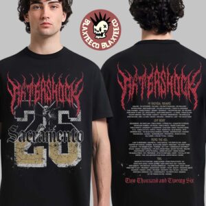 Aftershock Festival 2026 Merch Sacramento CA October 1-4 2026 After Party T-Shirt