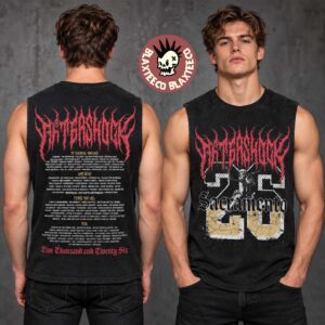 Aftershock Festival 2026 Merch Sacramento CA October 1-4 2026 After Party Tank Top