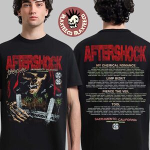 Aftershock Festival 2026 Merch Sacramento CA October 1-4 2026 Dark Crossing T-Shirt