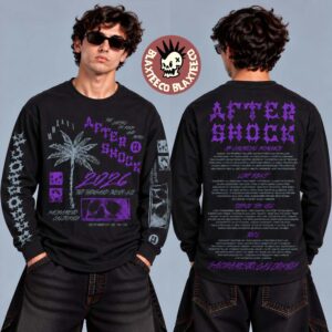 Aftershock Festival 2026 Merch Sacramento CA October 1-4 2026 Face Palm Long Sleeve Tee