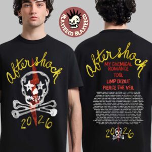 Aftershock Festival 2026 Merch Sacramento CA October 1-4 2026 Stardust Skull T-Shirt