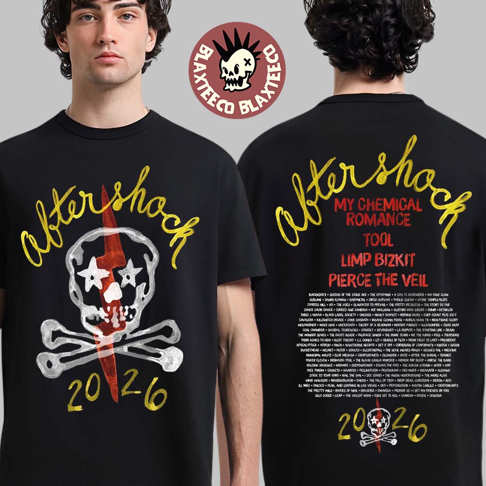 Aftershock Festival 2026 Merch Sacramento CA October 1-4 2026 Stardust Skull T-Shirt Aftershock Festival 2026 Merch Sacramento CA October 1-4 2026 Stardust Skull T-Shirt
