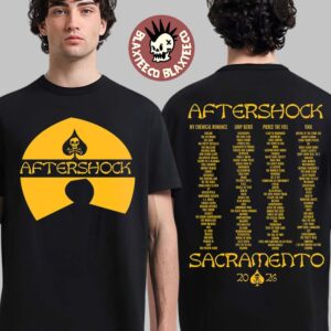 Aftershock Festival 2026 Merch Sacramento CA October 1-4 2026 Wu Tang Clan Style T-Shirt