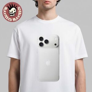Apple iPhone 18 Pro Series 2026 Silver Color T-Shirt