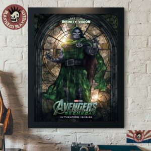 Avengers Doomsday New Poster Dr. Doom Stained Glass Art Poster Canvas