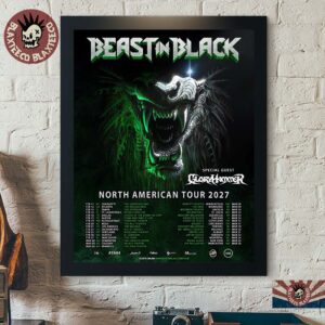 Beast In Black North American Tour 2027 Schedule Dates Home Decor Poster Canvas