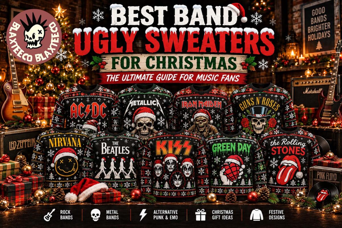 Best Band Ugly Sweaters for Christmas The Ultimate Guide for Music Fans