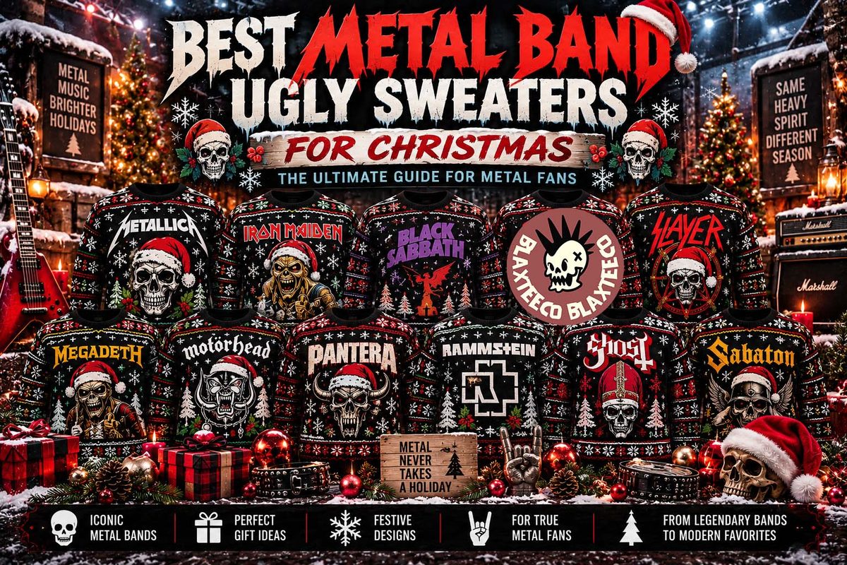 Best Metal Band Ugly Sweaters for Christmas