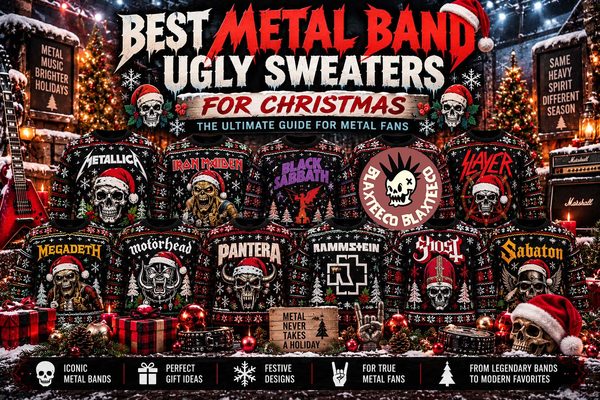 Best Metal Band Ugly Sweaters for Christmas