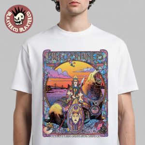 Billy Strings Oakland CA Dual Night Poster 2026 At Oakland Arena October 2-3 2026 Unisex T-Shirt