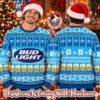 Bud Ice Lager Beer Christmas Ugly Sweater