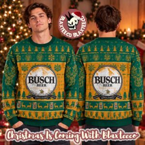 Busch Beer Product Of USA Ugly Christmas Sweater For Holiday 2026