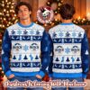 Busch Beer Merry Christmas Rural Overalls Ugly Sweater For Holiday