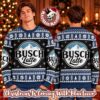 Busch Beer Product Of USA Ugly Christmas Sweater For Holiday 2026 Busch Beer Product Of USA Ugly Christmas Sweater For Holiday 2026