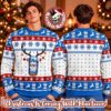 Busch Light Beer Xmas Cheers Festive Knitting Pattern Holiday Ugly Sweater