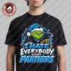 Buffalo Bills Grinch I Hate Everybody Except Bills NFL Fans Christmas Gift Holiday T-Shirt