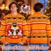 Cheetos Chester Cheetah Fireplace Holiday Christmas Ugly Sweater