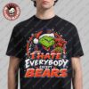 Carolina Panthers Grinch I Hate Everybody Except Panthers NFL Fans Christmas Gift Holiday T-Shirt