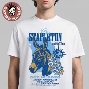 Chris Stapleton Kansas City MO 2026 Night 1 Event Poster At Morton Amphitheater Oct 14 2026 Unisex T-Shirt