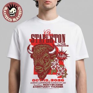 Chris Stapleton Kansas City MO 2026 Night 2 Event Poster At Morton Amphitheater Oct 15 2026 Unisex T-Shirt