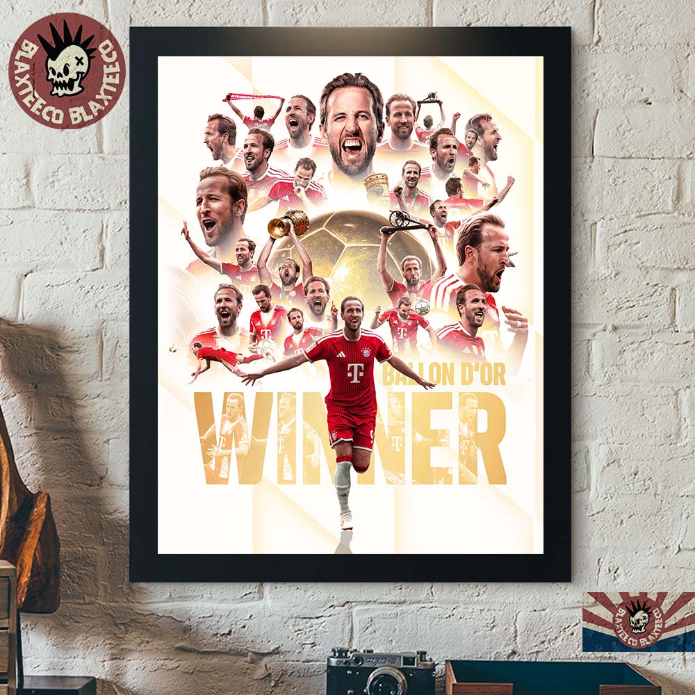 Congrats Harry Kane First Time Ballon D’or Winner Home Decor Poster Canvas Congrats Harry Kane First Time Ballon D’or Winner Home Decor Poster Canvas