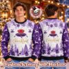 Crown Royal Peach Whisky Drinker Bells Drinking All The Way Christmas Ugly Sweater