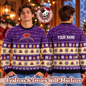 Crown Royal Whiskey Personalized Christmas Ugly Sweater