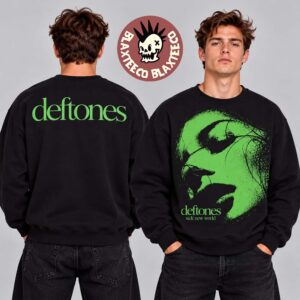 Deftones Sick New World Texas 2026 Merch Fort Worth TX October 24 2026 Green Face Sweater