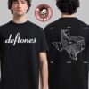 Deftones Sick New World Texas 2026 Merch Tee Fort Worth TX October 24 2026 Roses Ivory T-Shirt