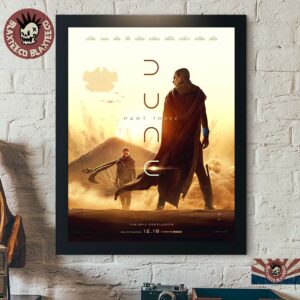 Dune Part 3 The Epic Conclusion New Poster In Theaters December 18 2026 Home Decor Poster Canvas