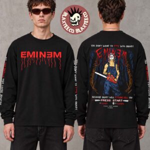 Eminem X New York Comic Con 2026 Jason Voorhees Arcade Game Style Long Sleeve Tee