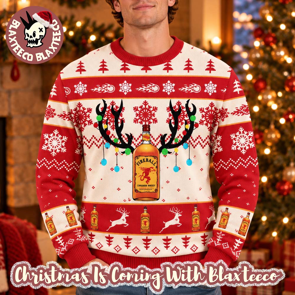 Fireball Reindeer Bottle Reindeer Knitting Pattern Holiday Ugly Sweater 2026 Fireball Reindeer Bottle Reindeer Knitting Pattern Holiday Ugly Sweater 2026